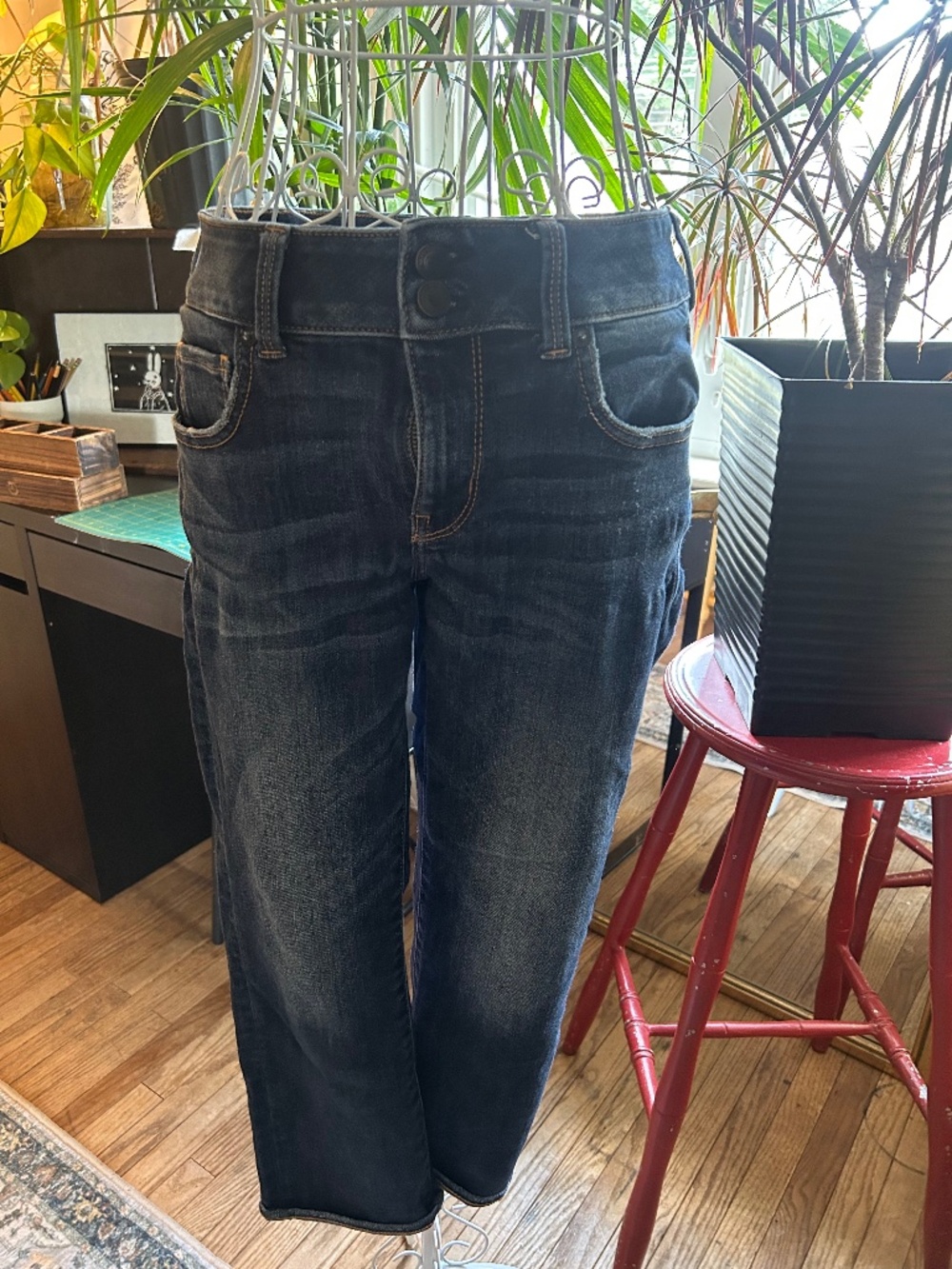 American Eagle Artist cropped jean